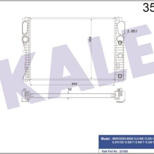 MOTOR SU RADYATORU MERCEDES C219 W211 S211 - KALE