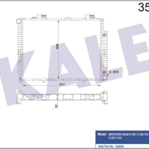 MOTOR SU RADYATORU MERCEDES M111 OM611 C208 A208 W210 S210 - KALE