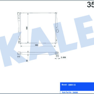 MOTOR SU RADYATORU BMW N47 N46 M54 M57 E83 - KALE