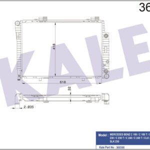 MOTOR SU RADYATORU MERCEDES W202 S202 C208 R170 - KALE