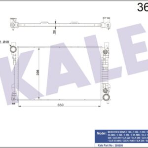 MOTOR SU RADYATORU MERCEDES W203 CL203 S203 C209 A209 R171 - KALE