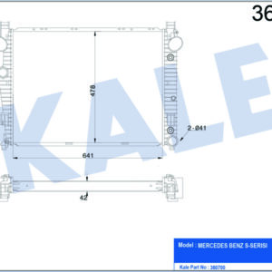 MOTOR SU RADYATORU MERCEDES S-CLASS W220 98 05 - KALE