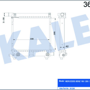 MOTOR SU RADYATORU KLIMASIZ / OTOMATIK SANZIMAN MERCEDES W201 W124 S124 - KALE