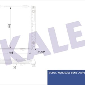 MOTOR SU RADYATORU KLIMALI MERCEDES W124 S124 C124 - KALE