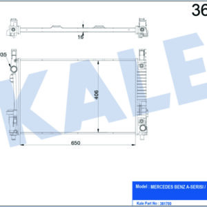 MOTOR SU RADYATORU MERCEDES W169 W245 - KALE