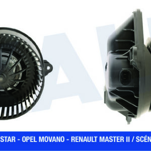 KALORİFER MOTORU 12V SCENIC I 1.4 16V-1.6 16V-1.8 16V-2.0 16V-1.9DTI-DCI 99-03 -MOVANO OTOM-KLİMALI - KALE