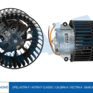 KALORİFER MOTORU 12V OPEL ASTRA F-ASTRA F CLASSIC-CALIBRA A-VECTRA A-SAAB 900 II MEK.-KLİMALI - KALE