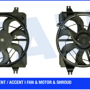 FAN MOTORU DAVLUMBAZLI HYUNDAI ACCENT-ACCENT I 120W-312mm - KALE