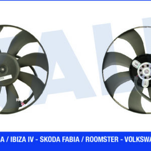 FAN MOTORU DAVLUMBAZLI SEAT CORDOBA-IBIZA-SKODA FABIA-POLO 130-60W-394mm 2001-2009 - KALE