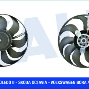 FAN MOTORU DAVLUMBAZLI SEAT LEON-TOLEDO II-SKODA OCTAVIA-VW BORA-GOLF IV 100-60W-292mm - KALE