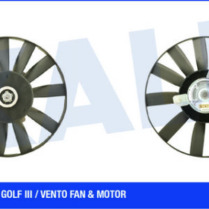 FAN MOTORU PERVANELİ VOLKSWAGEN GOLF III-VENTO 250-80W-305mm - KALE