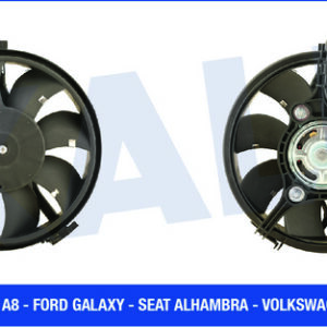 FAN MOTORU DAVLUMBAZLI AUDI A4-A6-A8-FORD GALAXY-SEAT ALHAMBRA-VW PASSAT-SHARAN 300W-280mm - KALE