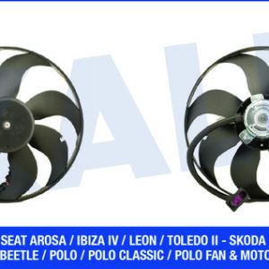 FAN MOTORU DAVLUMBAZLI GOLF IV-POLO 95-99 -LEON 99-06 TOLEDO II-OCTAVIA 01-06 250-80W-350mm - KALE