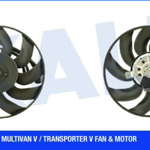 FAN MOTORU DAVLUMBAZLI SAĞ VW TRANSPORTER T5 03-09 1.9TDI-2.0-2.5TDI-3.2 V6 350W-295mm - KALE