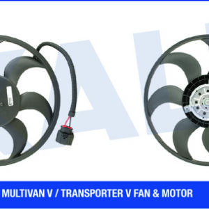 FAN MOTORU DAVLUMBAZLI SOL VW MULTIVAN V-TRANSPORTER V 450W-420mm - KALE