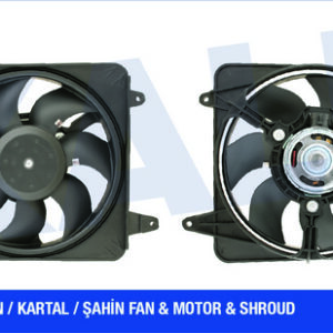 FAN MOTORU DAVLUMBAZLI M131 DKŞ-SLX SOKETLİ 160W-300mm - KALE