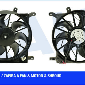 FAN MOTORU DAVLUMBAZLI ASTRA G-ZAFIRA A 1.2 16V-1.4-1.4 16V-1.6-1.6 16V-1.8 16V 230W-380mm - KALE