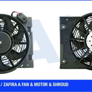 FAN MOTORU DAVLUMBAZLI ASTRA G-ZAFIRA 99 160W-295mm - KALE