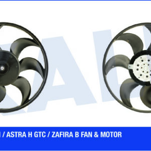 FAN MOTORU PERVANELİ OPEL ASTRA H 04 ZAFIRA 05 250W-390mm - KALE