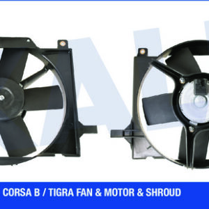 FAN MOTORU DAVLUMBAZLI CORSA-COMBO-TIGRA X14-C16XE 240W-300mm - KALE