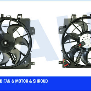 FAN MOTORU DAVLUMBAZLI VECTRA B 96-01 240-160W-390mm - KALE