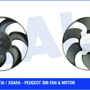 FAN MOTORU PERVANE CITROEN XANTIA-XSARA PEUGEOT P306 220W-320mm - KALE