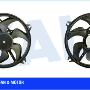 FAN MOTORU DAVLUMBAZLI PEUGEOT 406 280W-385mm - KALE