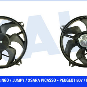 FAN MOTORU DAVLUMBAZLI PARTNER II-BERLINGO III-XSARA PICASSO 1.6HDI 460W-385mm - KALE