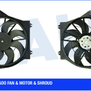 FAN MOTORU DAVLUMBAZLI RENAULT KNG 200W-385mm - KALE