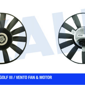 FAN MOTORU PERVANELİ VOLKSWAGEN GOLF III-VENTO 250-200-120W-303mm DAVLUMBAZ YOK - KALE