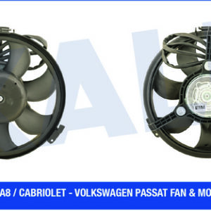 FAN MOTORU PERVANELİ AUDI A4-A6-A8-CABRIOLET-VW PASSAT 80W-280mm - KALE