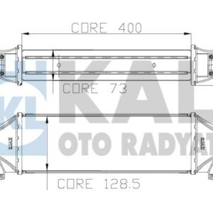 TURBO INTERKOLL RADYATORU TRANSIT V184 2.4TDCI 135PS 140PS 01 06 V347 06 07 A.CEKER - KALE