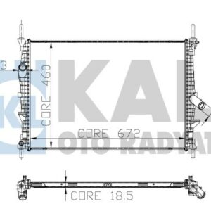 MOTOR SU RADYATORU TRANSIT V347 2.2TDCI 2.4TDCI 06 14 - KALE