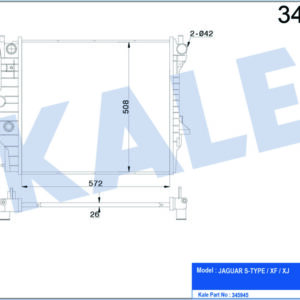 MOTOR SU RADYATORU S-TYPE II X200 XF I X250 XJ X350 X358 - KALE