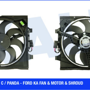 FAN MOTORU DAVLUMBAZLI FIAT 500 500C PANDA 1.0 1.2 1.3JTD 09 FORD KA 1.2 1.3TDCI 08 - KALE