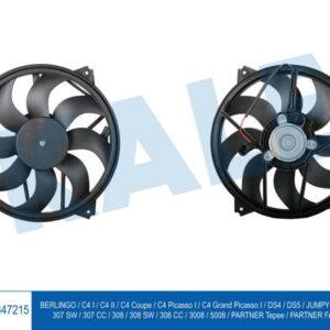 FAN MOTORU BERLINGO-C4 I-II-DS4-DS5-JUMPY-307-308-5008-PARTNER - KALE