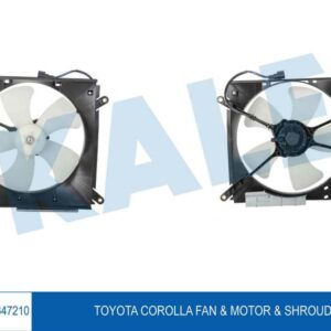 FAN MOTORU DAVLUMBAZLI TOYOTA COROLLA 1.3/1.6 AE101 KASA - KALE