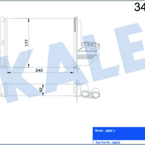 KALORIFER RADYATORU BMW M40 M43 M50 M52 S50 E36 KLIMASIZ - KALE