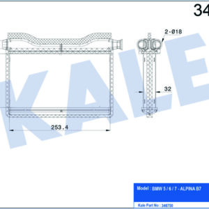 KALORIFER RADYATORU BMW N47 F10 F01 F07 - KALE