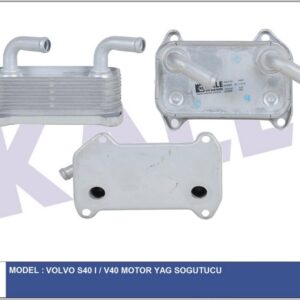 YAĞ SOĞUTUCU VOLVO S40 1.6 1.8 1.9 T4 97-00 2.0 T 00-04 V40 1.9 T4 97-00 2.0 T 00-04 - KALE