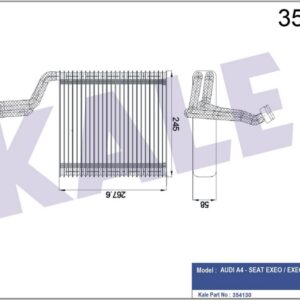 EVAPORATÖR AUDI A4-SEAT EXEO-EXEO ST - KALE