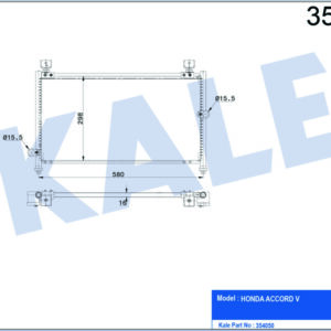 KONDENSER HONDA ACCORD V - KALE