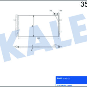 KONDENSER AUDI Q3 - KALE