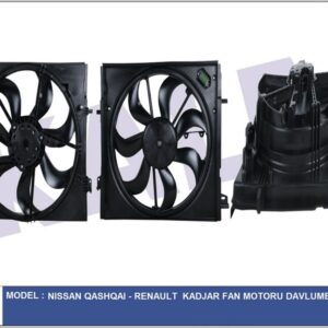 FAN MOTORU DAVLUMBAZ KADJAR-QUASHAI II-1.5DCI-1.6DCI-1.6DCI 4x4 15 - KALE