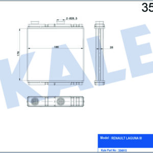 KALORİFER RADYATÖRÜ LAGUNA III 07-15 - KALE