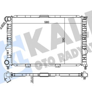 RADYATÖR KLİMALI ALFA 156 1.6 T.S 1.8 T.S 2.0 2.5 97-05 SW 156 1.6 T.S 1.8 T.S 97-06 - KALE