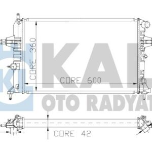 RADYATÖR OPEL ASTRA II - KALE