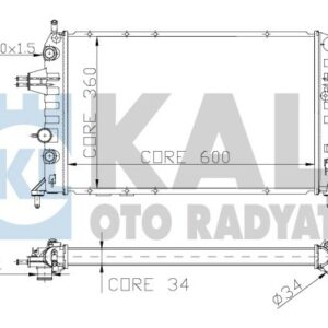 RADYATÖR OPEL ASTRA II - KALE