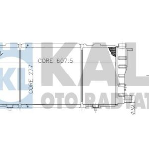 RADYATÖR 2 SIRA PA 205 I-II 1.0-1.4İ-1.6/1.9 GTİ MT - KALE