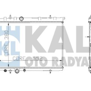 RADYATÖR AL/PL/BRZ 307-XSARA 2.0i 16V-1.9D-2.0 Hdi - KALE